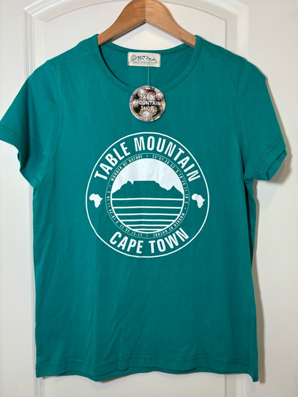 Table Mountain Women's Short Sleeve Tee in Teal